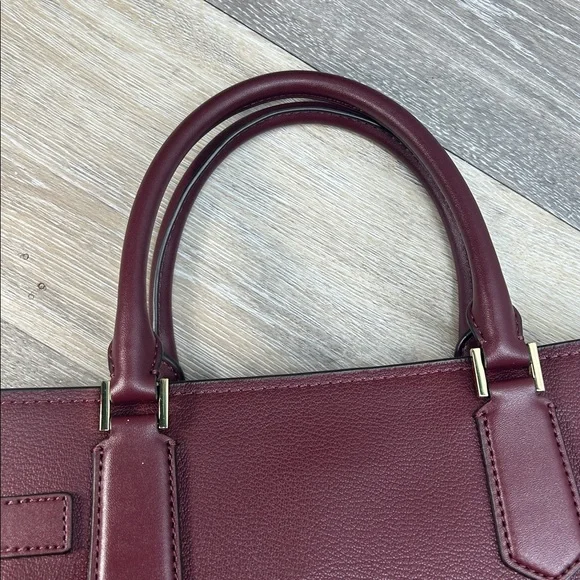 3329 Michael Kors Mercer Gallery Medium satchel burgundy - Picture 7 of 15